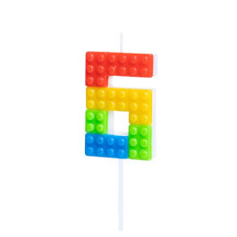 Είδη Πάρτυ - Κερί Νούμερο "6" Lego - Κωδικός: 129586 - SmileStore